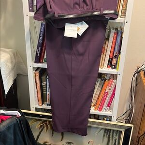 Sag Harbor Purple Straight Leg Pants